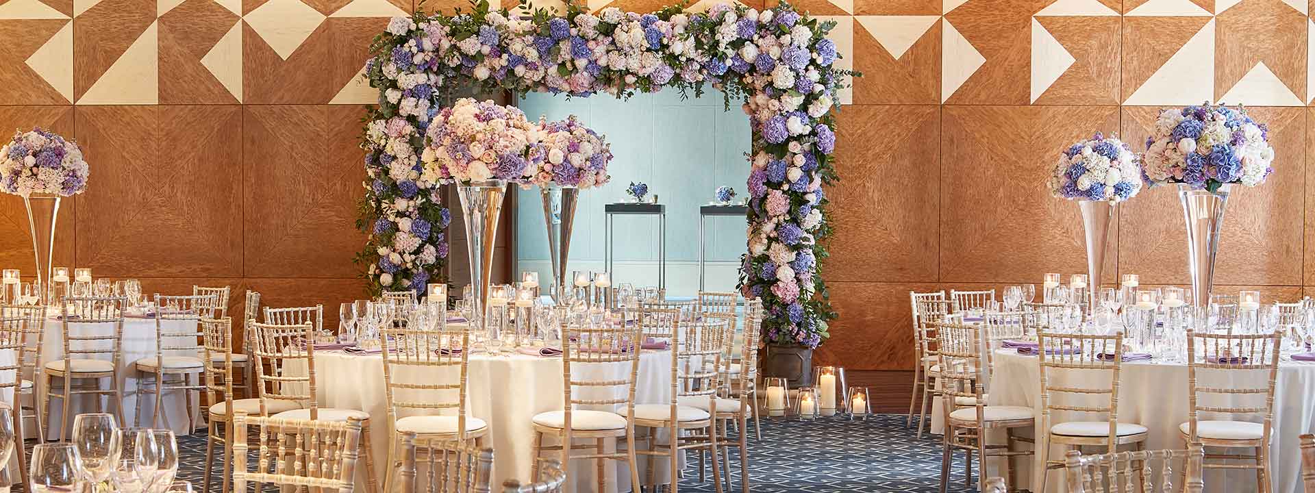 Ballroom wedding at The Berkeley 